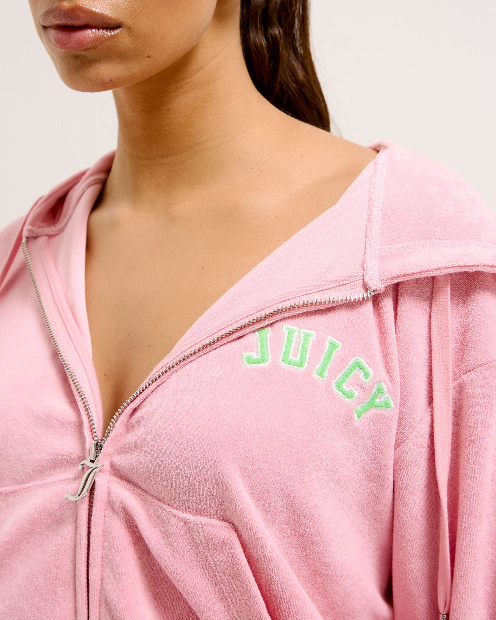 Nala Collegate Oversized Cropped Hoodie - Juicy Couture Scandinavia