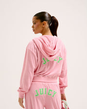 Nala Collegate Oversized Cropped Hoodie - Juicy Couture Scandinavia