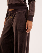 Juicy Couture Yuka Wide Leg Trackpant Java - Juicy Couture Scandinavia