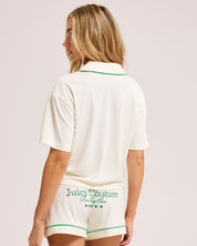 Chateau Short Sleeve Pyjama set White - Juicy Couture Scandinavia