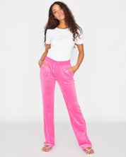 Classic Velour Del Ray Pant Raspberry Rose - Juicy Couture Scandinavia