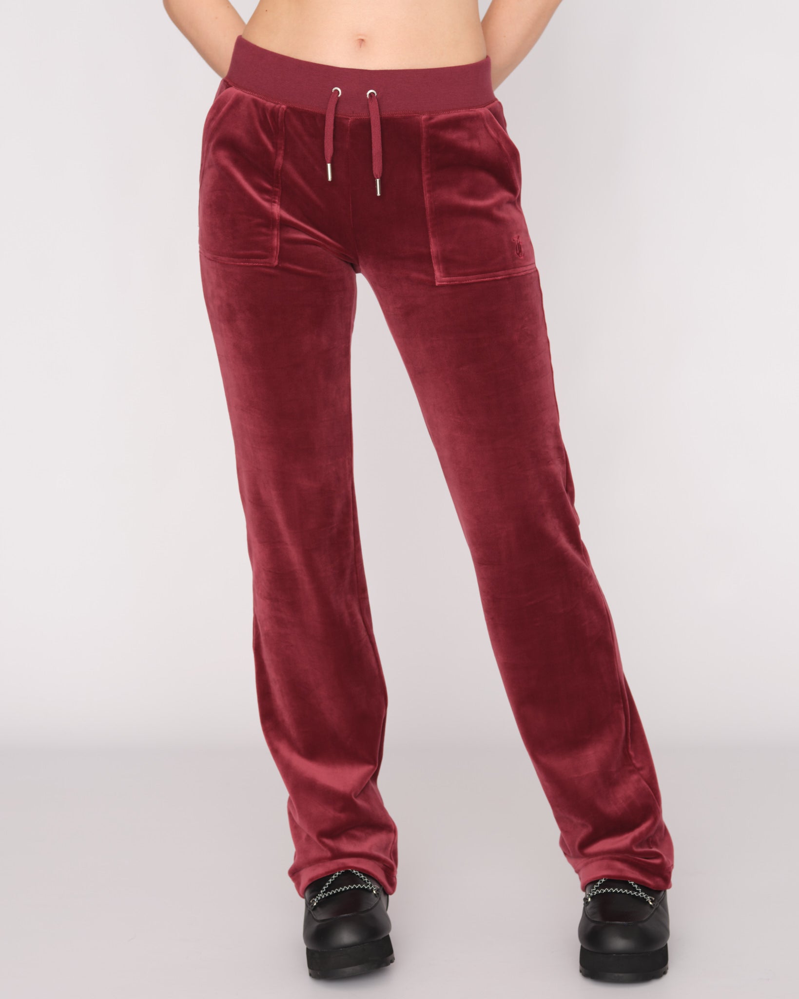 Classic Velour Del Ray Pant Tawny Port - Juicy Couture Scandinavia