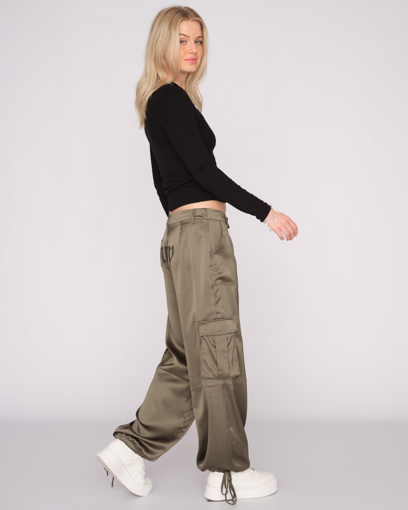 Fanta Cargo Pant Thyme - Juicy Couture Scandinavia