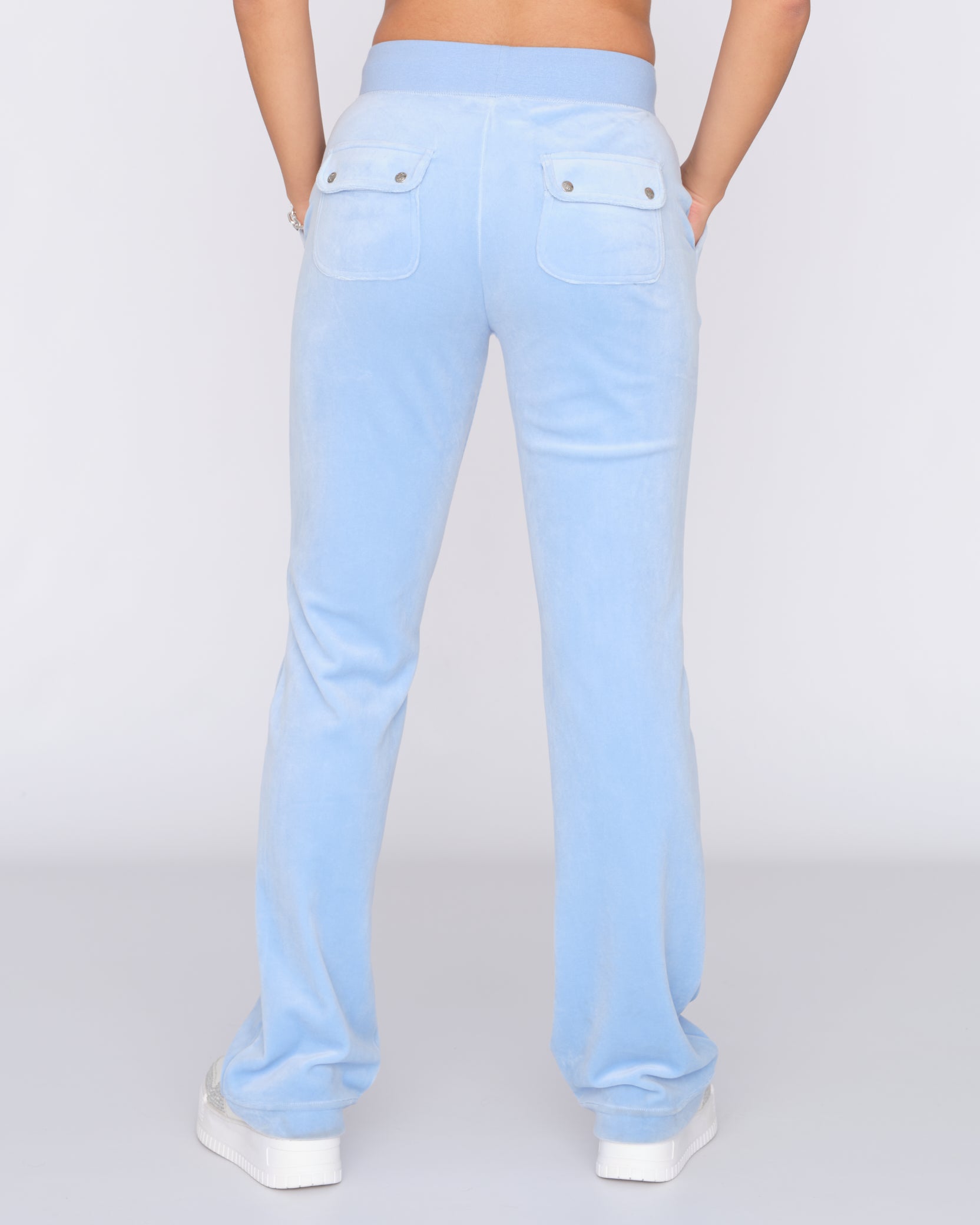 Classic Velour Del Ray Pant Powder Blue - Juicy Couture Scandinavia