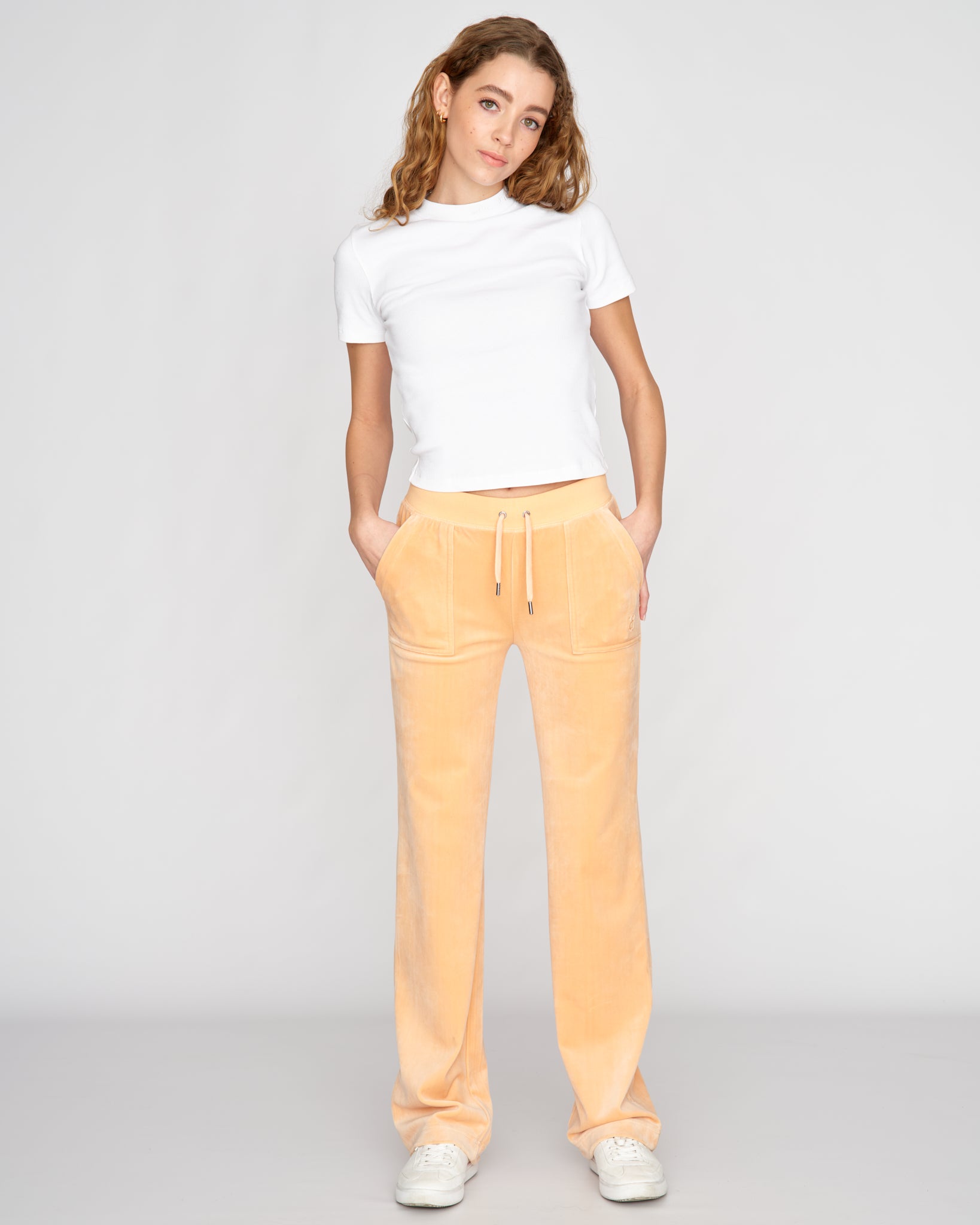 Classic Velour Del Ray Pant Beach Sand - Juicy Couture Scandinavia