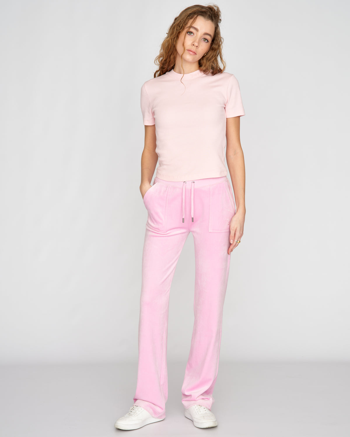 Classic Velour Del Ray Pant Begonia Pink - Juicy Couture Scandinavia