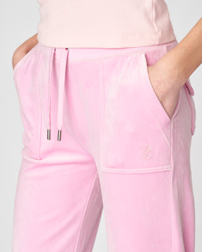 Classic Velour Del Ray Pant Begonia Pink - Juicy Couture Scandinavia