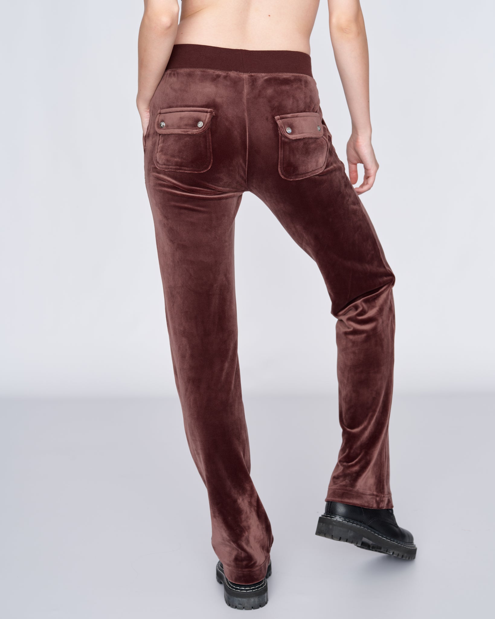 Classic Velour Del Ray Pant Bitter Chocolate - Juicy Couture Scandinavia