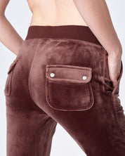 Classic Velour Del Ray Pant Bitter Chocolate - Juicy Couture Scandinavia
