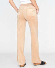 Classic Velour Del Ray Pant Caramel Gold Hardware - Juicy Couture Scandinavia