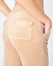 Classic Velour Del Ray Pant Caramel Gold Hardware - Juicy Couture Scandinavia