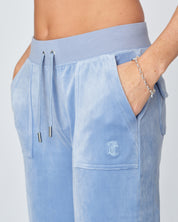 Classic Velour Del Ray Pant Della Robia Blue - Juicy Couture Scandinavia