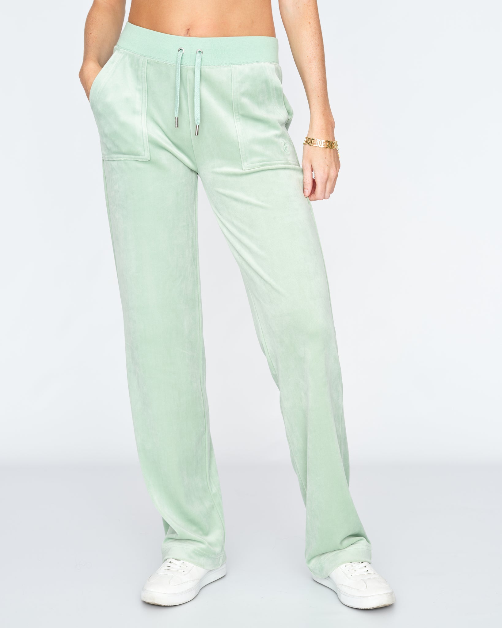 Classic Velour Del Ray Pant Graded Jade - Juicy Couture Scandinavia