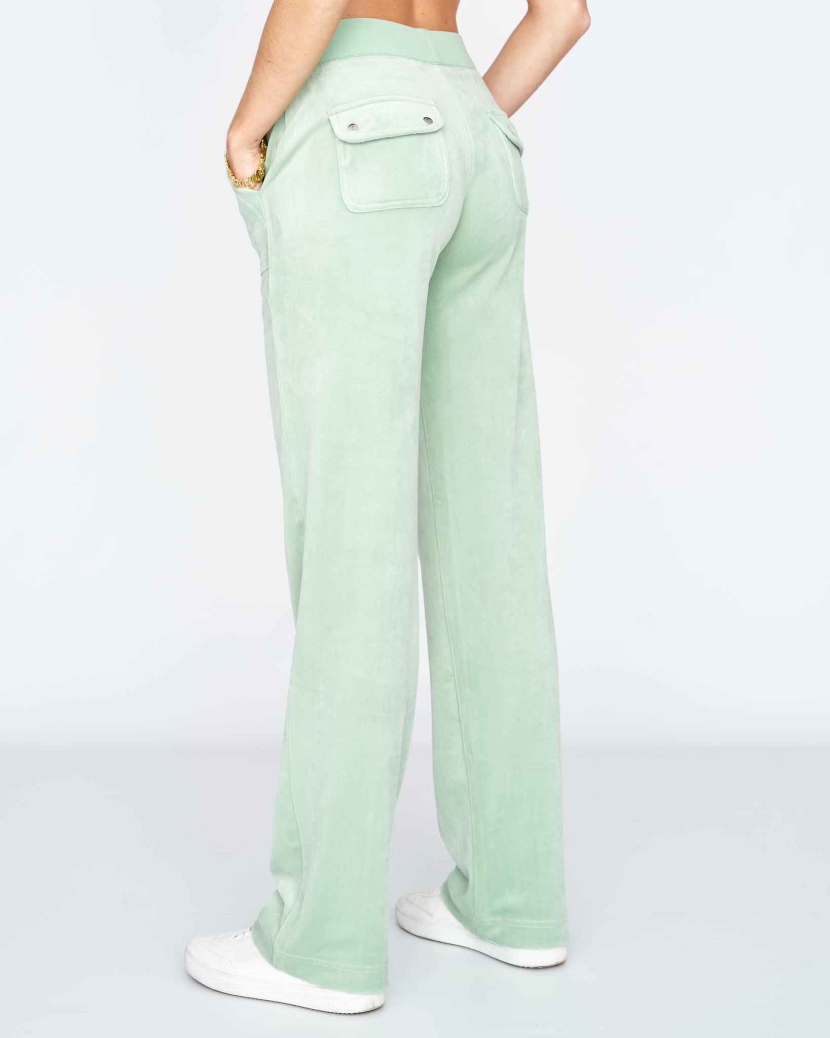 Classic Velour Del Ray Pant Graded Jade - Juicy Couture Scandinavia