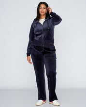 Classic Velour Robertson Zip Hoodie Night Sky - Juicy Couture Scandinavia