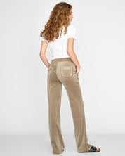 Classic Velour Del Ray Pant Vetiver Gold Hardware - Juicy Couture Scandinavia