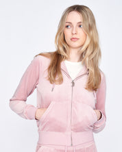 Classic Velour Robertson Zip Hoodie Zephyr - Juicy Couture Scandinavia